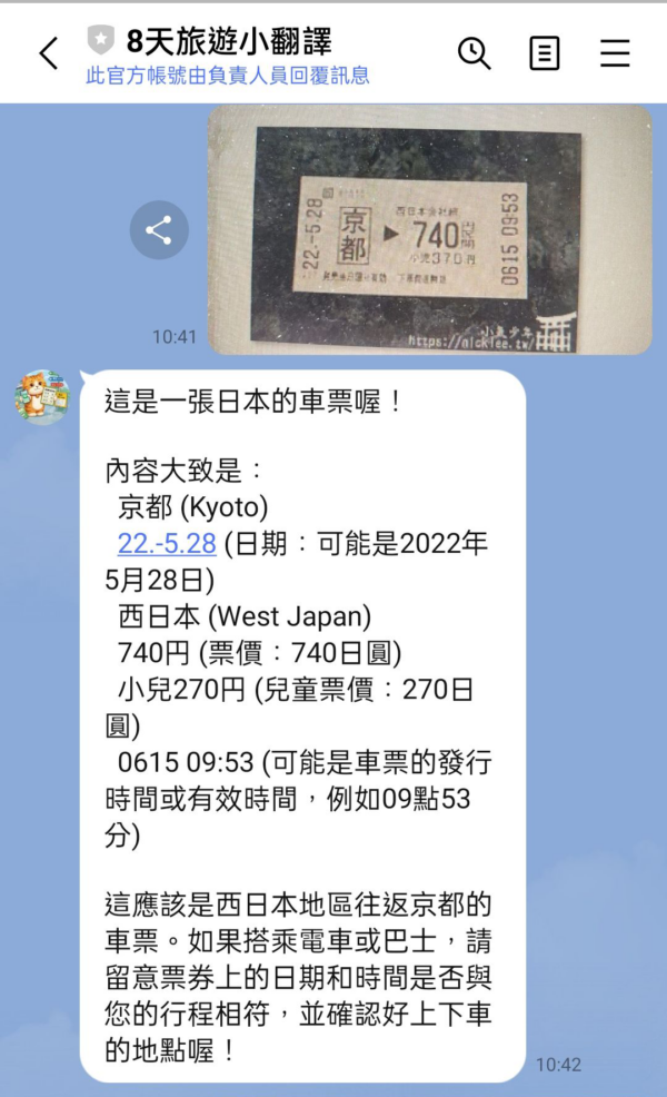 6天旅遊翻譯卡