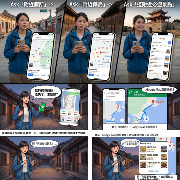 即時搜尋與定位導航服務