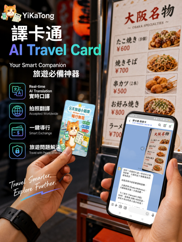 8天旅遊翻譯卡