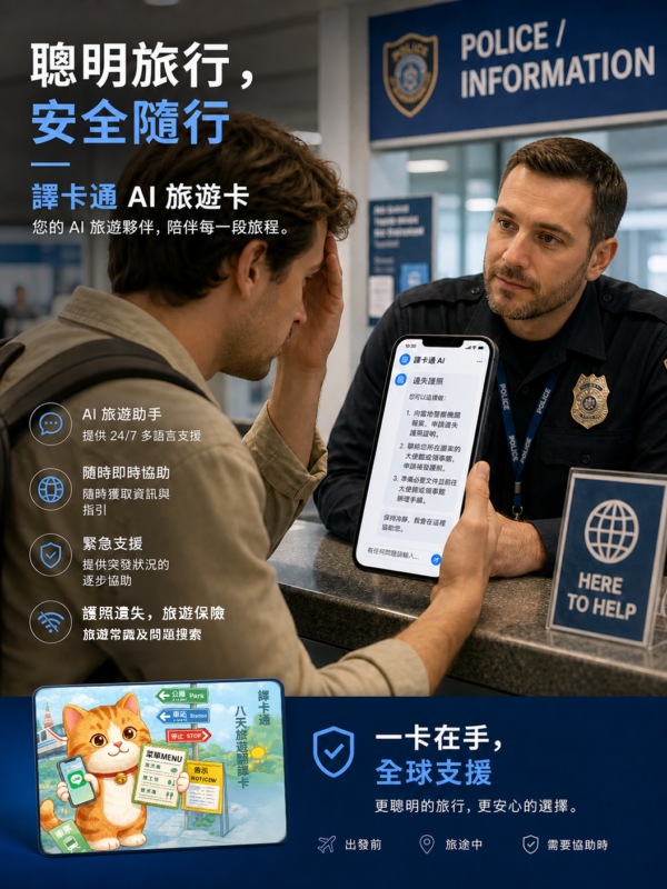 8天旅遊翻譯卡