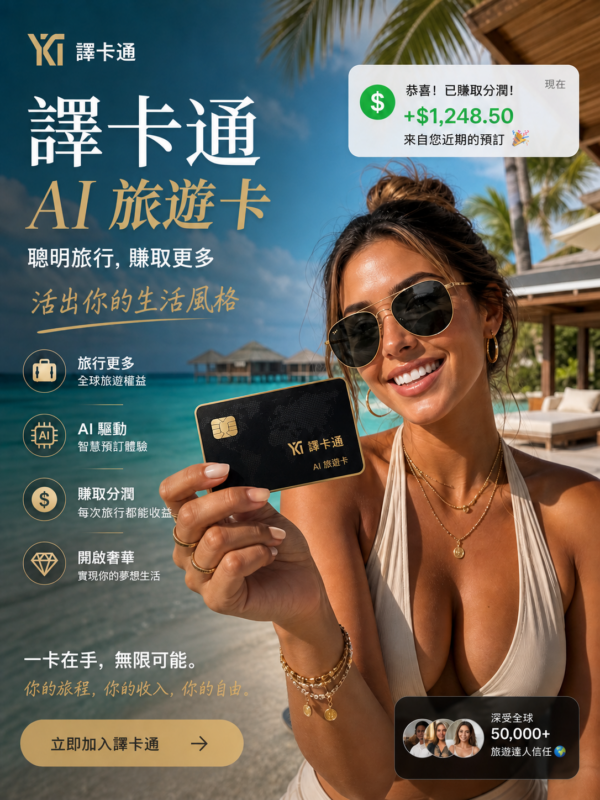 譯卡通－8天AI旅遊卡